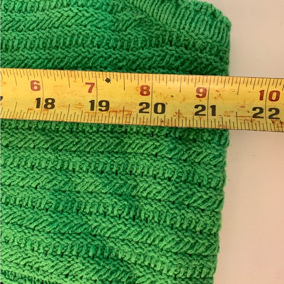 Scoop Green Cropped Knit Top Size 3XL - Picture 6 of 8